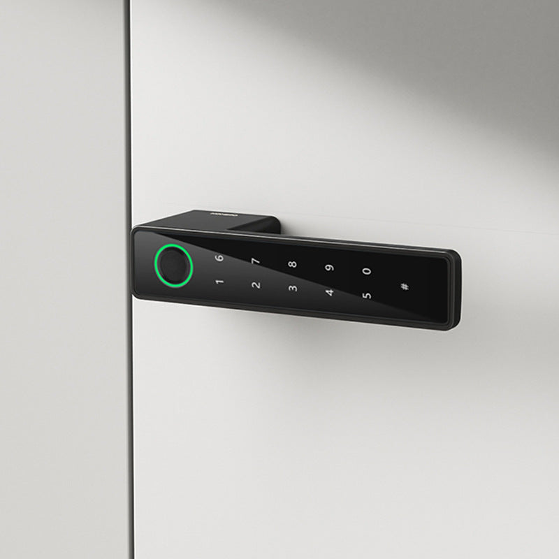 Minimalist fingerprint lock magnetic handle