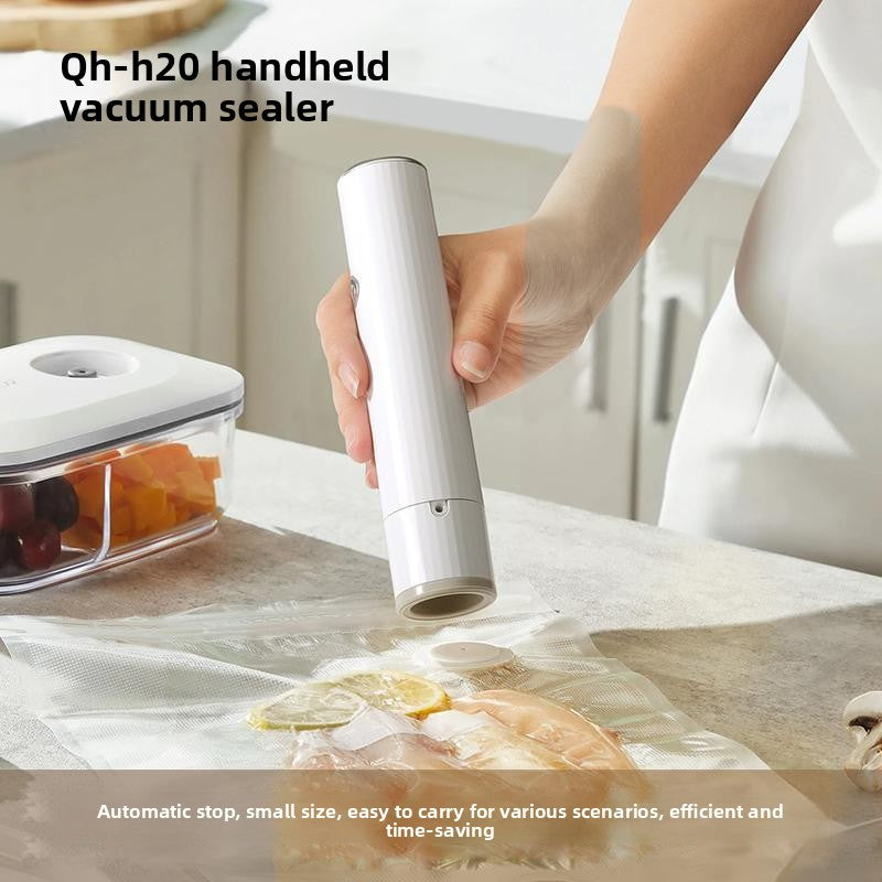 Handheld vacuum food preservation machine