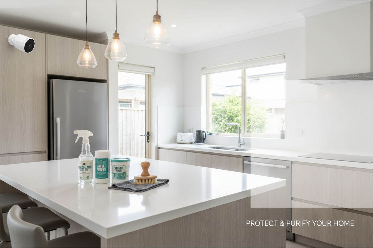 Kitchen Security and Cleaning Hero Banner